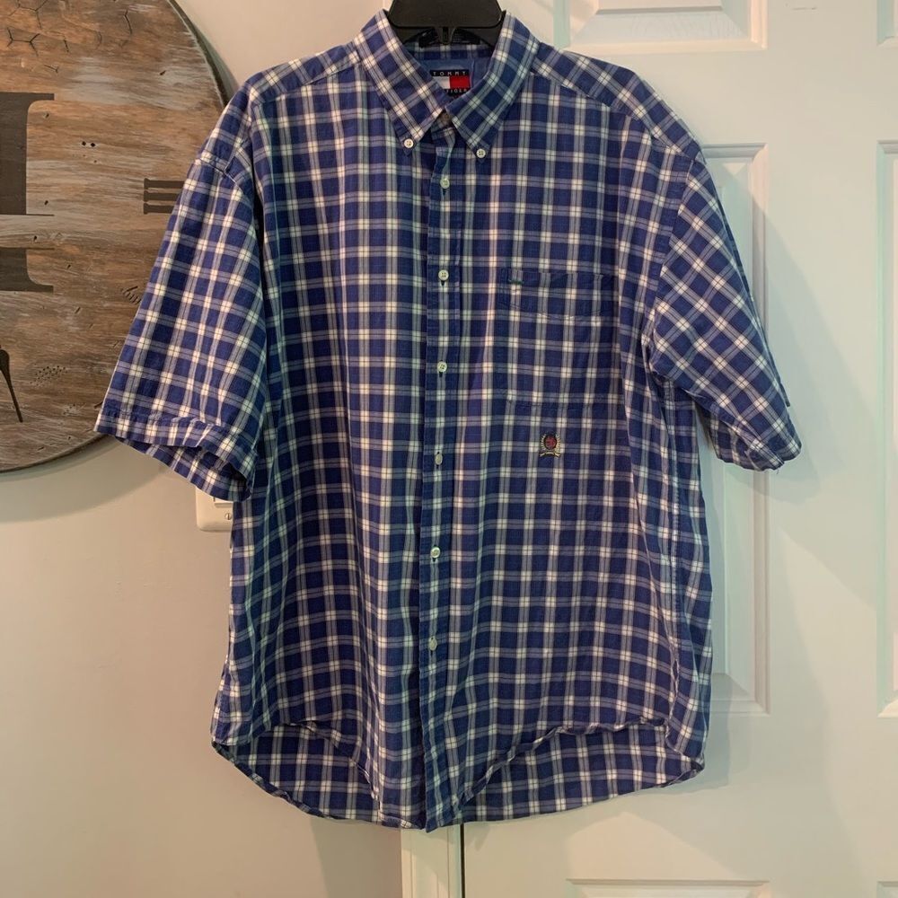 Tommy Hilfiger Short Sleeve Button Down Shirt XL